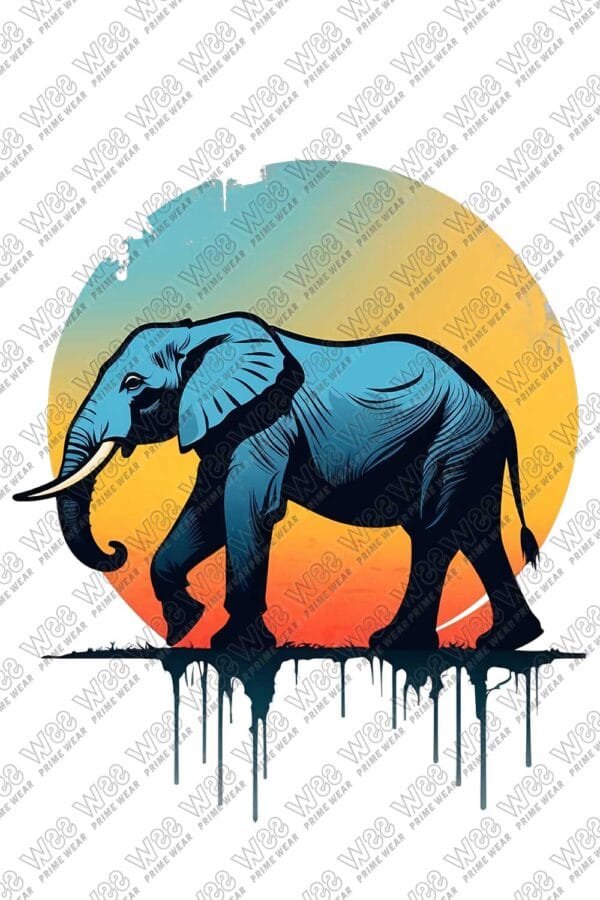 Sunset Elephant