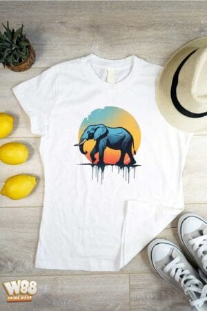 Sunset Elephant - T-Shirt