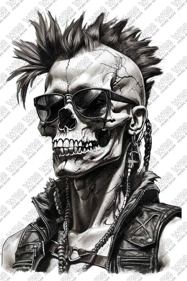 Punk Rock Skull