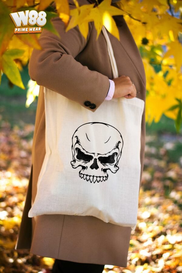 Sinister Skull Tote Bag