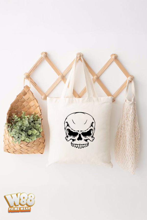 Sinister Skull Tote Bag