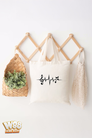 Heartbeat of Music Tote Bag