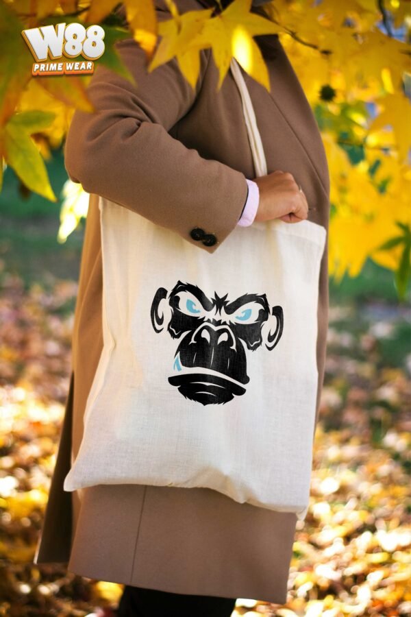 Fierce Gorilla Stare Tote Bag