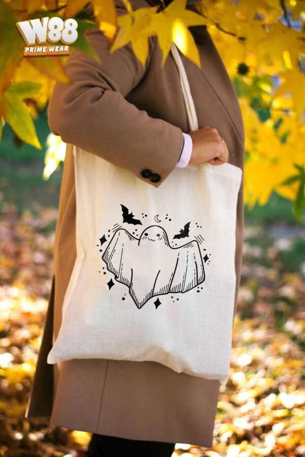 Spooky Yet Sweet Ghost Tote Bag