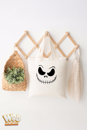 Creepy Grin Tote Bag