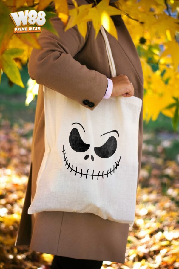 Creepy Grin Tote Bag