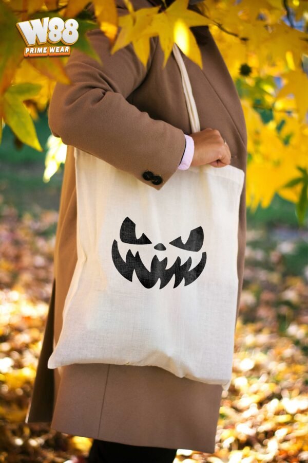 Spooky Pumpkin Glow Tote Bag