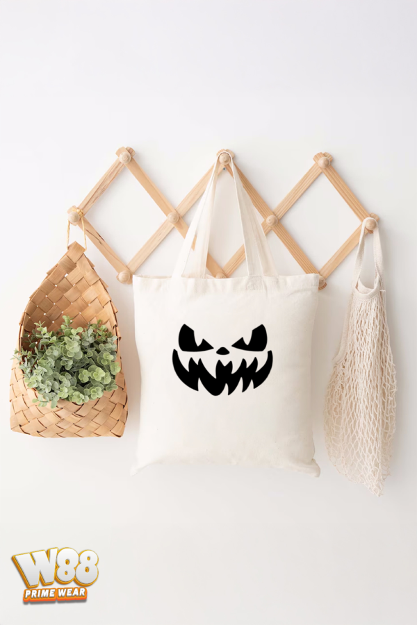 Spooky Pumpkin Glow Tote Bag