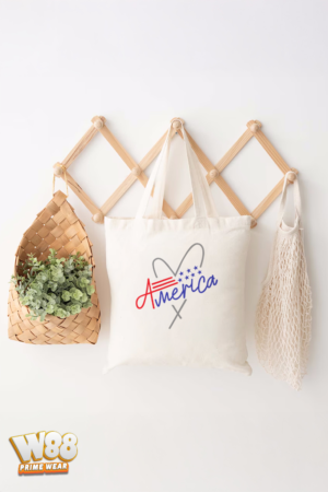 America in My Heart Tote Bag