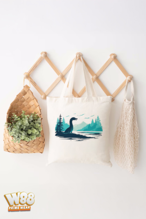 Lake Monster Tote Bag