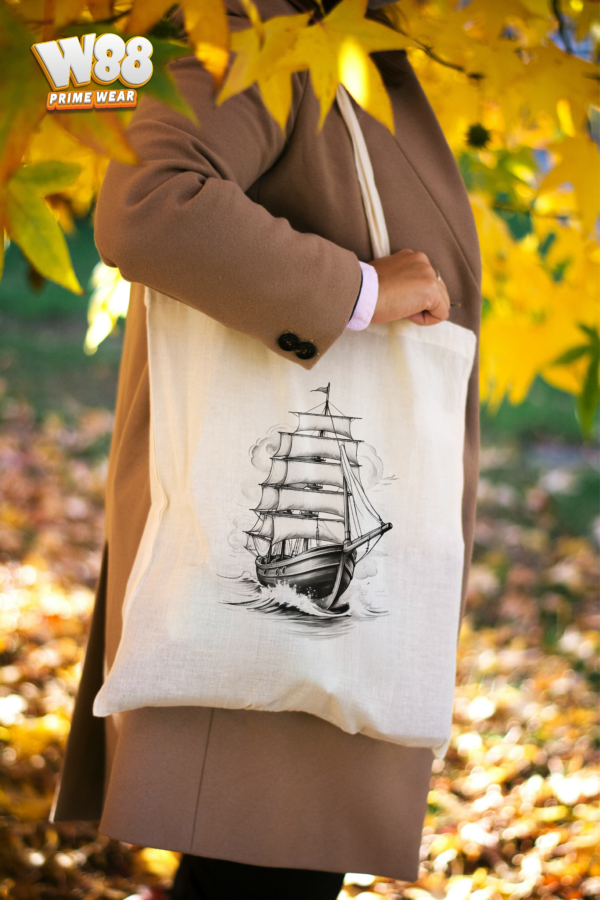 Sailing Ship Tote Bag
