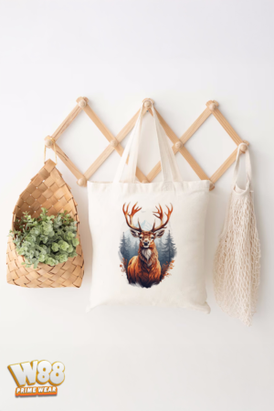 Mountain Deer Tote Bag