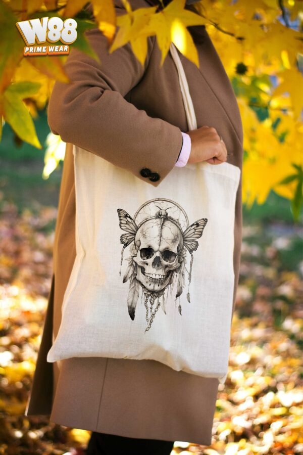 Spirit Keeper Skull Tote Bag