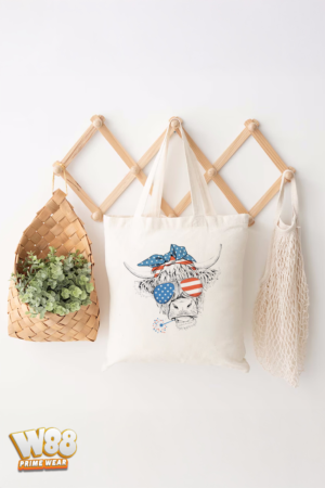 Red, White, and Moo Tote Bag