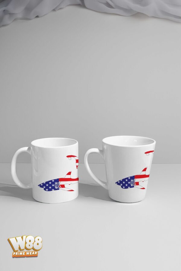 Cape Cod Patriotic Shark - Mug