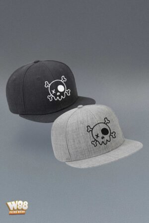 Pirate Skull Cartoon - Cap