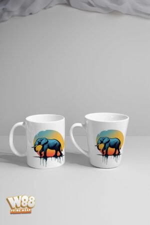 Sunset Elephant Mug