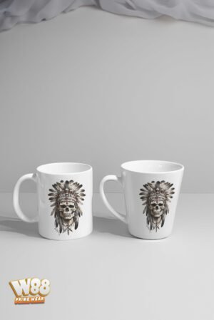Tribal Skull Warrior Mug