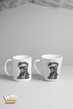 Punk Rock Skull Mug
