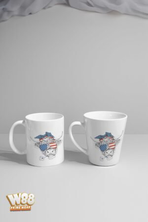 Red, White, and Moo Mug