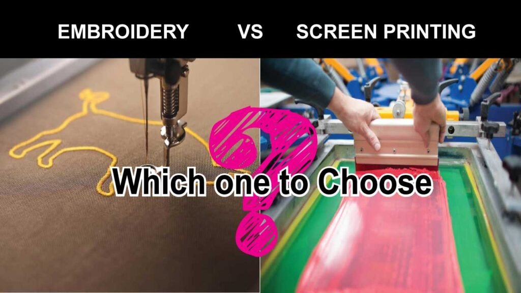 Custom Embroidery vs Screen Printing: Which Is Better for Your Apparel? 2 Custom Embroidery vs Screen Printing