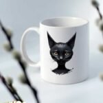 Mystic Black Cat – Mug - 11oz
