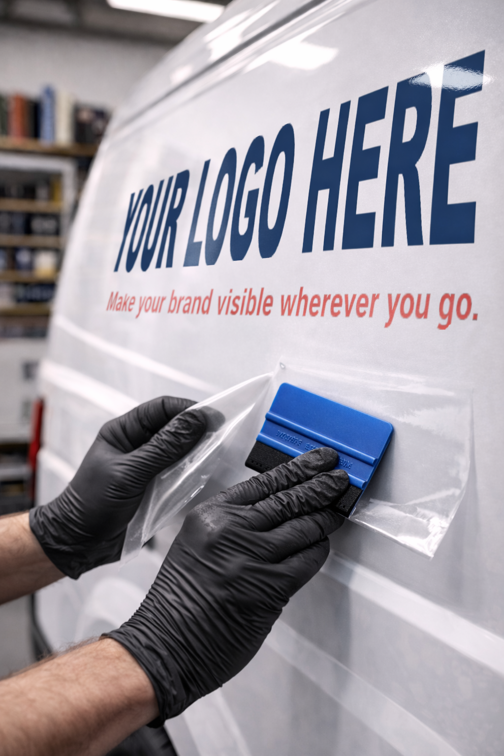 4 Vinyl being applied