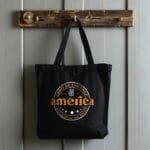Land of Free – Tote Bag - Black