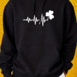 Shamrock Pulse – Hoodie - Black