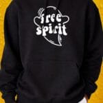 Free Spirit – Hoodie - Black