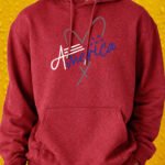 My America – Hoodie - Antique Cherry Red