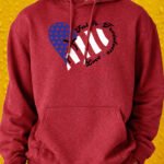 Faith Freedom Love – Hoodie - Antique Cherry Red