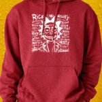 Rebel Scientist - Hoodie - Antique Cherry Red
