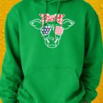 Farmyard Freedom – Hoodie - Irish Green