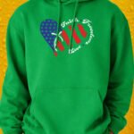 Faith Freedom Love – Hoodie - Irish Green