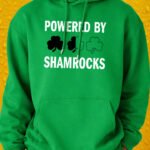 Power By Shamrocks - Hoodie - Irish Green