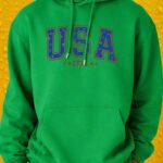 USA 1776 - Hoodie - Irish Green