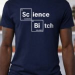 Science Bitch – T-Shirt - Navy
