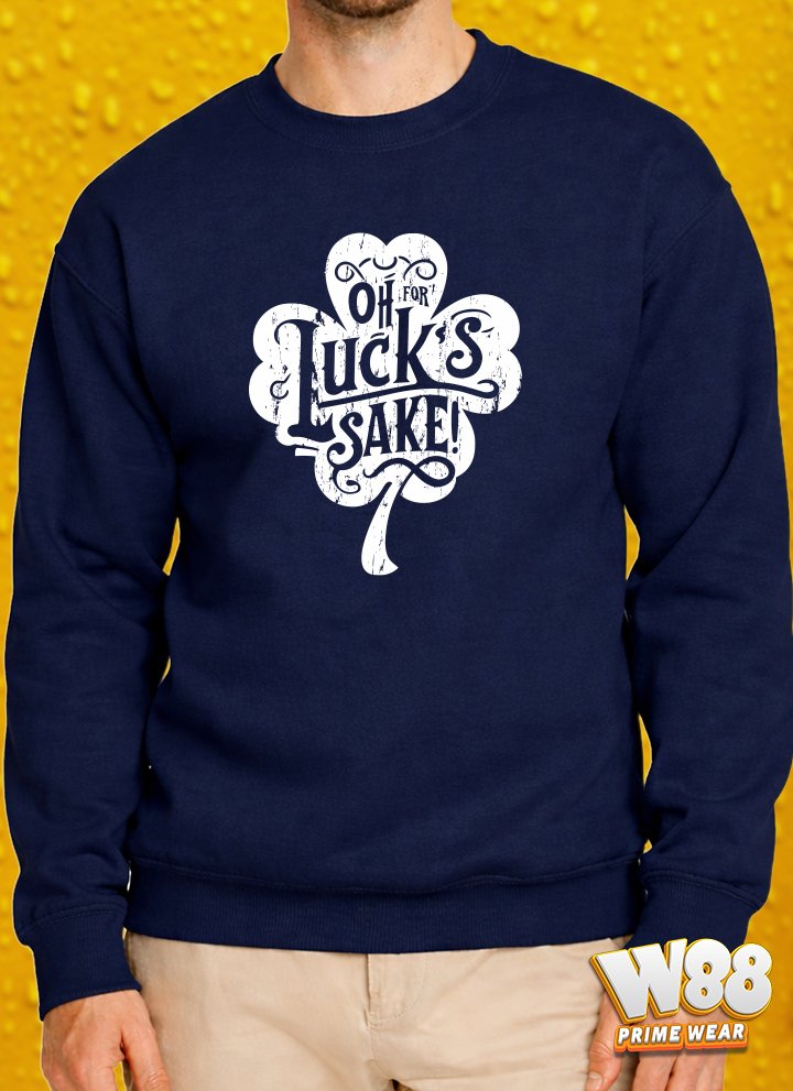 Oh For Lucky’s Sake – Crewneck 4 Oh For Lucky’s Sake – Crewneck - Image 4