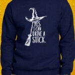 Drive a Stick – Crewneck - Navy
