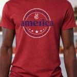 Land of Free – T-Shirt - Antique Cherry Red