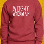 Witch Woman – Crewneck - Antique Cherry Red