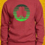 Green Luck – Crewneck - Antique Cherry Red