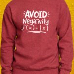 Avoid Negativity – Crewneck - Antique Cherry Red