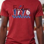 Freedom 1776 – T-Shirt - Antique Cherry Red