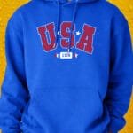Classic USA - Hoodie - Royal