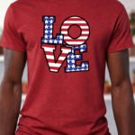 True Love – T-Shirt - Antique Cherry Red