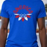America Blossom – T-Shirt - Royal