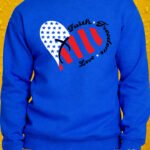 Faith Freedom Love – Crewneck - Royal