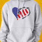 Faith Freedom Love – Hoodie - Sport Grey